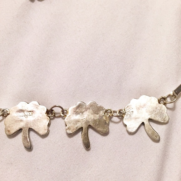 🍀Vintage Abalone+Alpaca Silver Necklace - Picture 8 of 8